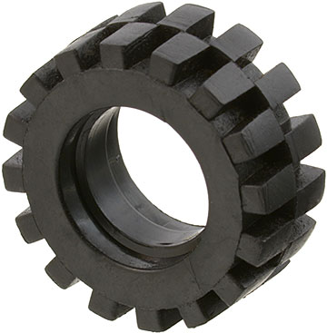 Tire 15mm D. x 6mm Offset Tread Small