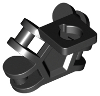 Minifigure Neck Bracket with 4 Angled Bar Handles