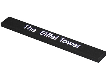 Tile 1 x 8 with 'The Eiffel Tower' Pattern
