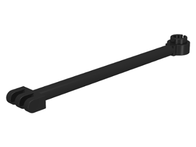 Hinge Bar 8L with 3 Fingers and Open End Stud