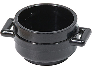 Minifigure, Utensil Pot Cauldron 3 x 3 x 1 & 3/4 with Handles