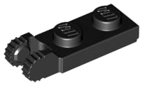 Hinge Plate 1 x 2 Locking with 2 Fingers on End (Undetermined Type)
