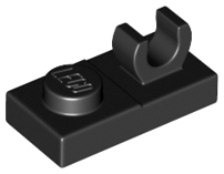 Plate, Modified 1 x 2 with Open O Clip on Top