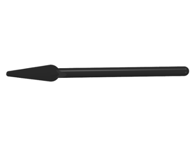 Minifigure, Weapon Pike / Spear - Handle with Round End