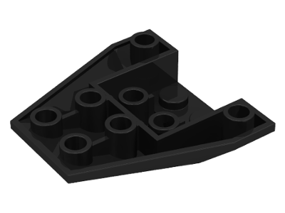 Wedge 4 x 4 Triple Inverted with Connections between 2 Studs