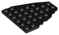 Wedge, Plate 7 x 6 with Stud Notches (Boat Bow Plate)