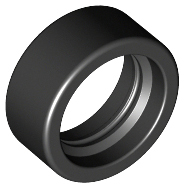 Tire 14mm D. x 6mm Solid Smooth