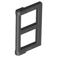 Pane for Window 1 x 2 x 3 with Thick Corner Tabs