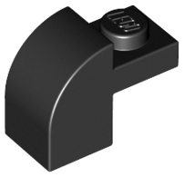 Slope, Curved 2 x 1 x 1 1/3 with Recessed Stud