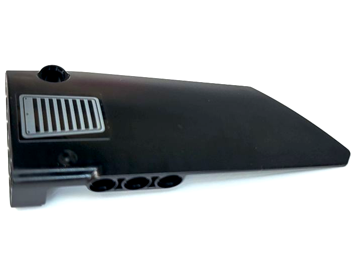 Technic, Panel Fairing #17 Large Smooth, Side A with Dark Bluish Gray Air Vents Pattern (Sticker) - Set 8081