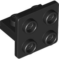 Bracket 1 x 2 - 2 x 2 Centered, Inverted