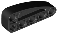 Technic, Liftarm, Modified L-Shape Quarter Ellipse Thick 2 x 5