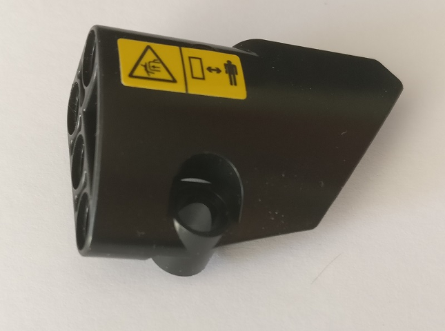 Technic, Panel Fairing # 2 Small Smooth Short, Side B with Warning Sign #2 Pattern (Sticker) - Set 42082