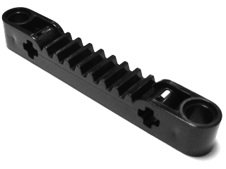 Technic, Gear Rack 1 x 7 with Axle and Pin Holes