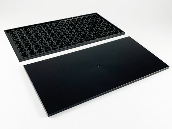 Tile 8 x 16 with Bottom Tubes, Textured Surface