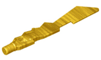 Minifigure, Weapon Sword, Jagged Edges