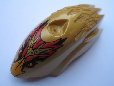 Flywheel Fairing Bird Shape with Gold Beak Fluminox Pattern