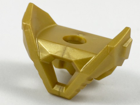 Minifigure Armor Breastplate with Pointed Shoulders, Hexagonal Cutout and 2 Studs on Back