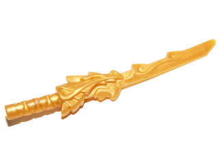 Minifigure, Weapon Sword, Katana (Dragon Guard)