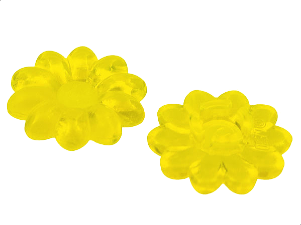 Clikits, Icon Flower 10 Petals 2 x 2 Small with Pin, Polished (Transparent Colors Only)