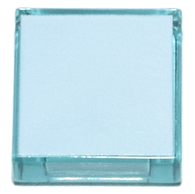 Tile 1 x 1 with White Square Pattern