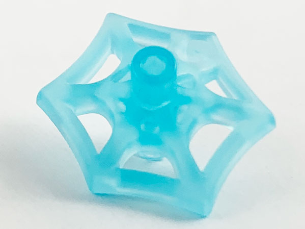 Minifigure, Weapon Web Effect, Small, Short Bar on Front and Back
