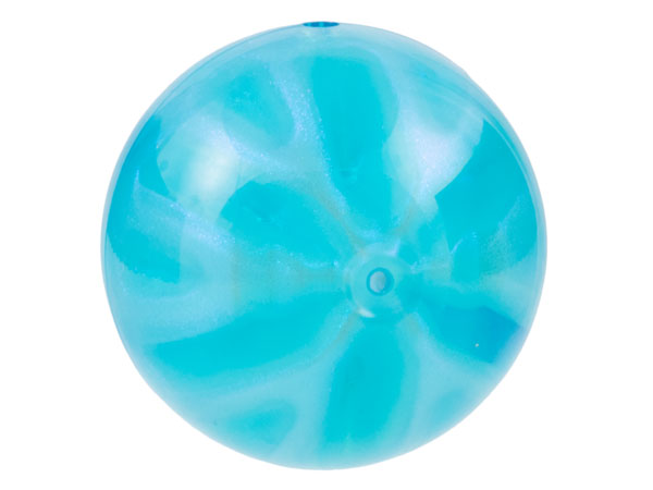 LEGO onderdeel Ball, Hard Plastic 19mm D. with Molded Satin Trans-Clear Slotted Inner Ball Pattern (Ninjago Dragon Power Element) 92534pb02