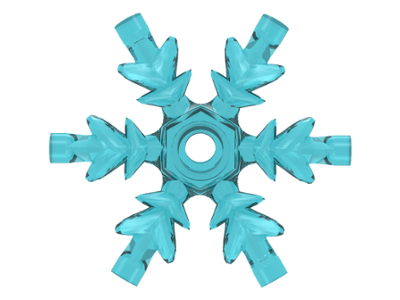 Rock 4 x 4 Crystal, Ice Snowflake