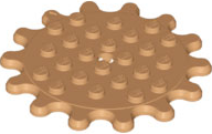 Plate, Round 6 x 6 Gear 14 Tooth