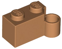 Hinge Brick 1 x 4 Swivel Base