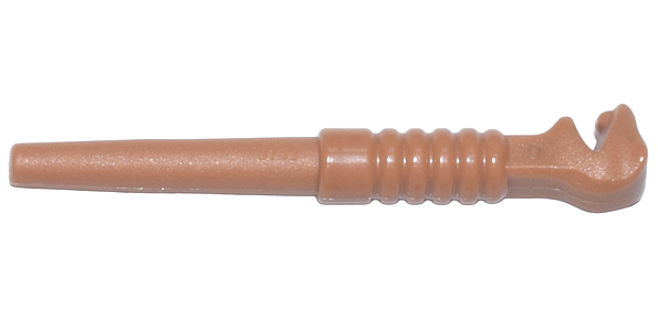 Minifigure, Utensil Wand, 5-Rib Handle with Snake Head End