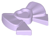 Friends Accessories Hair Decoration, Bow with Heart, Long Ribbon, and Small Pin