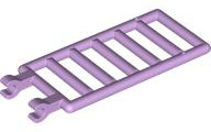 LEGO part Bar 7 x 3 with 2 Open O Clips (Ladder) 5630