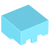 Minifiguur, Hoofddeksel Helm Rechthoekig (Minecraft)