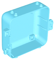 Container, Box 3 x 8 x 6 2/3 Half Back