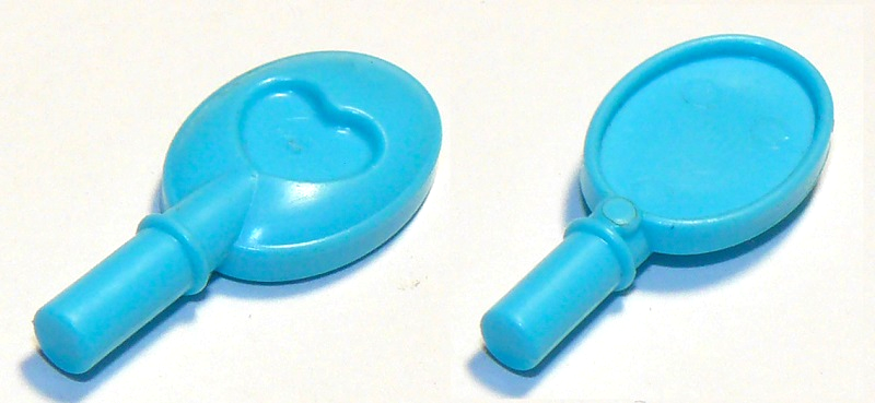 Friends Accessories Hand Mirror with Heart on Reverse
