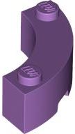 LEGO onderdeel Brick, Round Corner 3 x 3 Macaroni with 2 Studs 5152