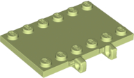 Hinge Plate 4 x 6 Locking Dual 1 Finger on Side