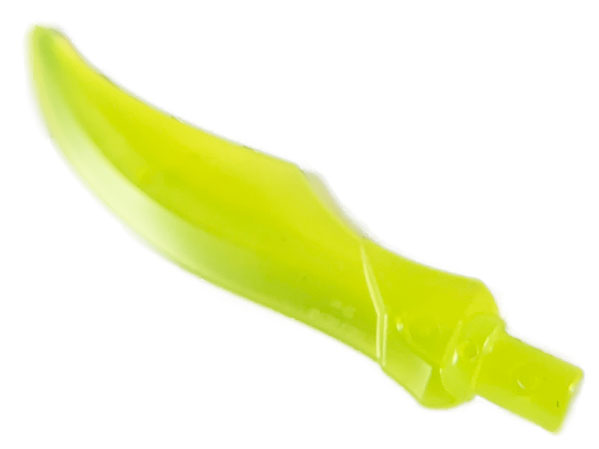 Minifigure, Weapon Sword Curved Blade with Bar