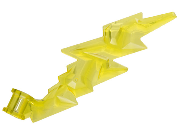 Wave Angular Lightning Bolt with Axle Hole