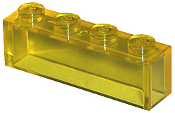 Brick 1 x 4 without Bottom Tubes