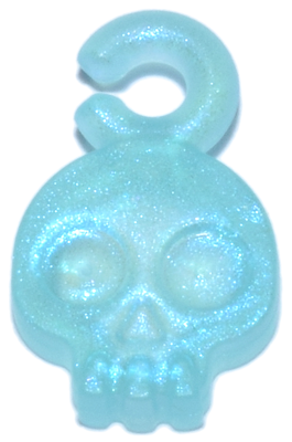 LEGO part Charm, Skull 1954c