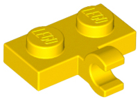 Placa, Modificada 1 x 2 con Clip en el Lateral (Agarre Horizontal)