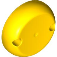 Cylindre Hémisphère 7 x 7 Plat (Moitié Capsule) avec 2 Trous Épingle