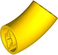 LEGO part Brick, Round 2 x 2 D. 45 degrees Elbow (27.7mm Standing Height) 5489