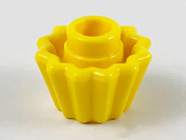 LEGO onderdeel Minifigure, Utensil Cupcake Liner - Indented Top 65468d