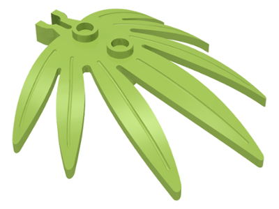 Plant Leaves 6 x 5 Swordleaf with Split U Clip Thick