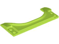 Vehicle, Mudguard 10 x 4 x 2/3 with Horizontal Arch Curved 