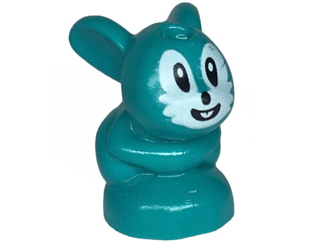 Bunny / Rabbit, Friends, Baby, Sitting with White Eyes, Pupils, Teeth and Whiskers, Black Irises, Nose and Mouth Pattern (Sonic the Hedgehog Pocky)