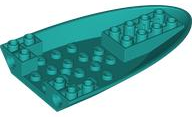 Aircraft Fuselage Forward Bottom Curved 6 x 10 with 3 Holes and 2 Pin Holes